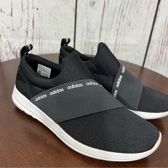 adidas Shoes - Adidas cloud foam mesh WoMen's Black Slip-On Shoes light weight & comfy 7  GUC